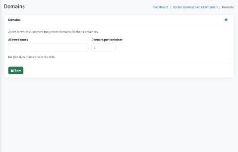 Custom domains for containers