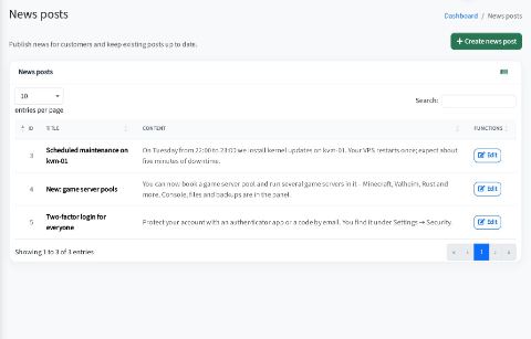 News for your customers